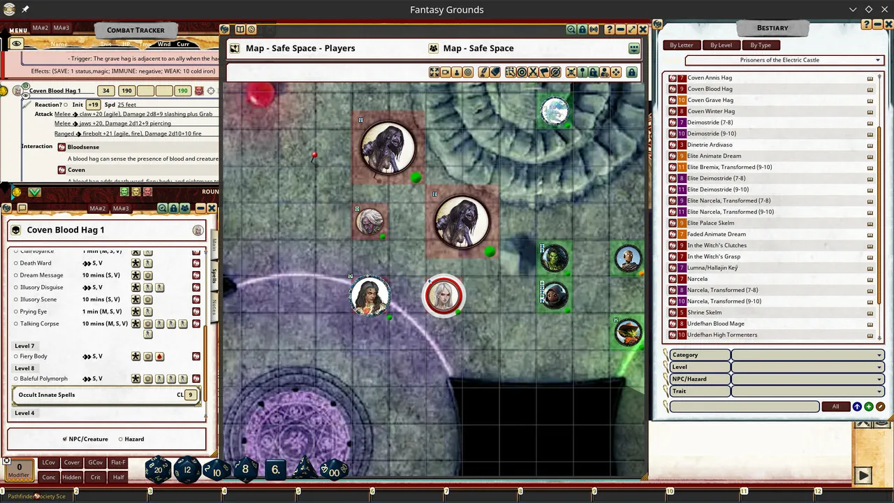 Fantasy Grounds - Pathfinder 2 RPG - Pathfinder Society Scenario 4.11 - Prisoners of the Electric Castle Screenshot 4