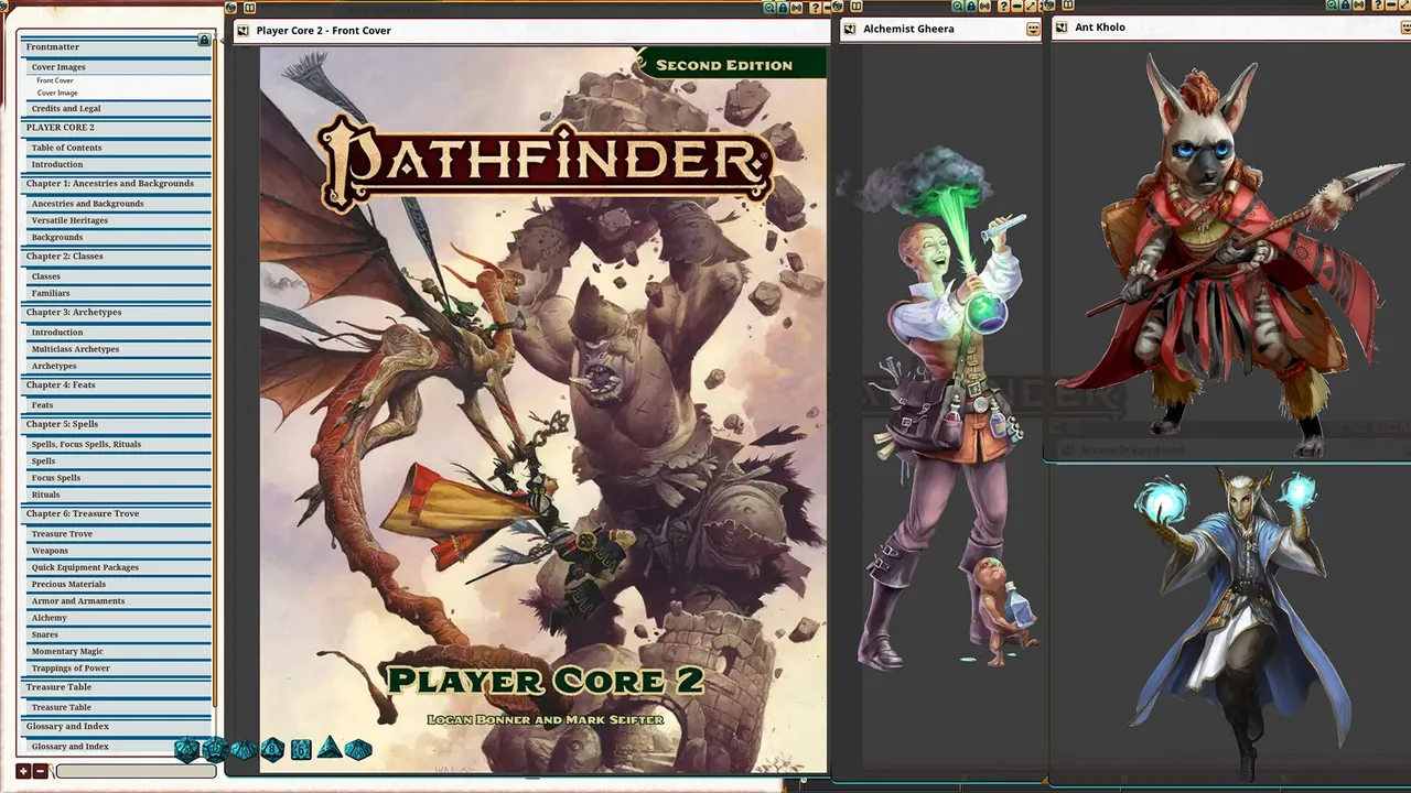 Fantasy Grounds - Pathfinder 2 RPG - Player Core 2 Screenshot 1