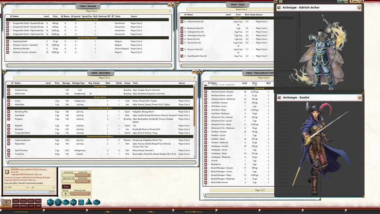 Fantasy Grounds - Pathfinder 2 RPG - Player Core 2 Screenshot 0