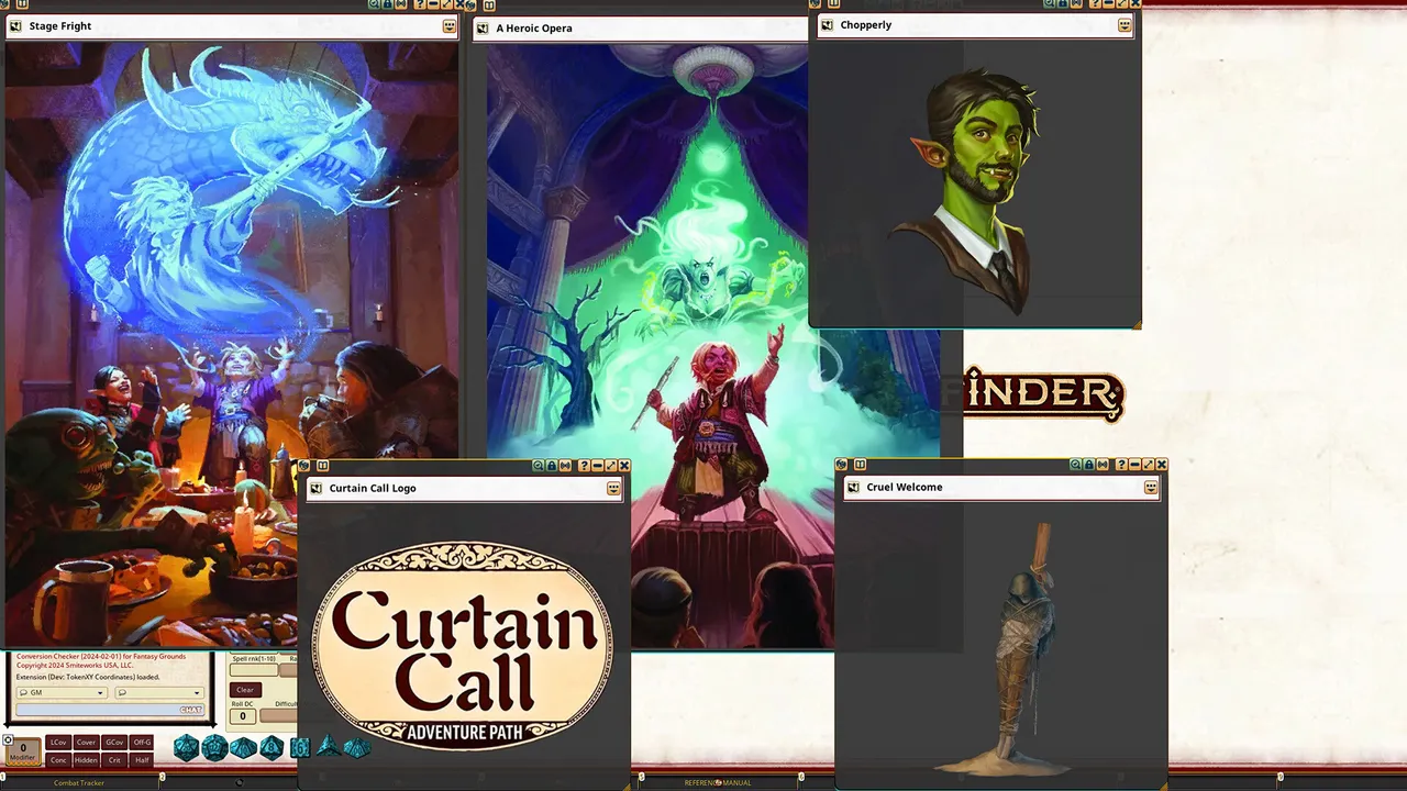 Fantasy Grounds - Pathfinder 2 RPG - Curtain Call Adventure Path - Stage Fright (1 of 3) Screenshot 2