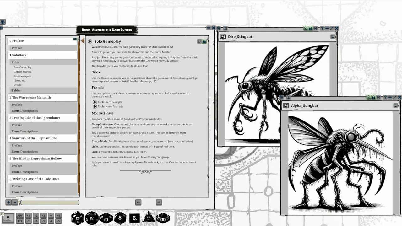 Fantasy Grounds - Alone in the Dark Shadowdark RPG Bundle Screenshot 1