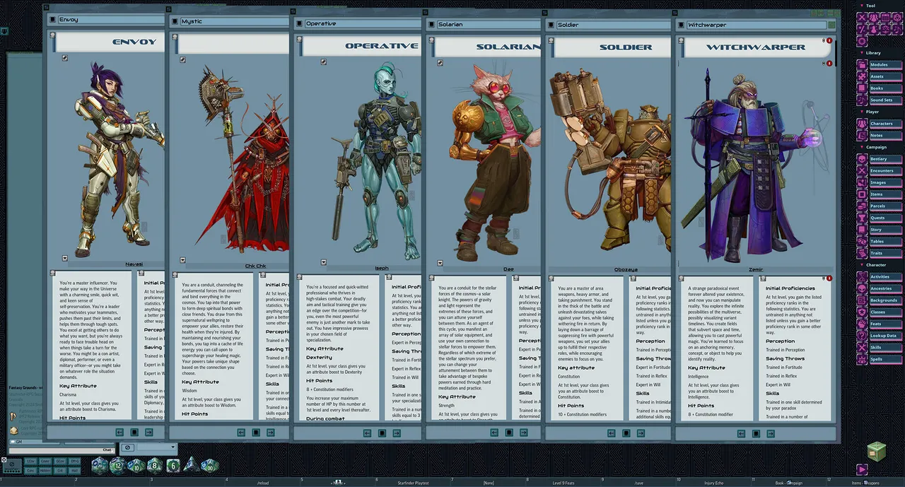 Fantasy Grounds - Starfinder 2 RPG - Starfinder Second Edition Playtest Rulebook Screenshot 1
