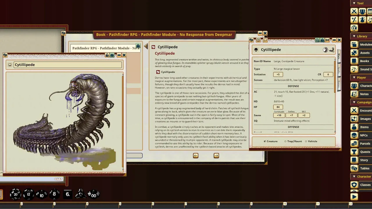 Fantasy Grounds - Pathfinder RPG - Pathfinder Module: No Response from Deepmar Screenshot 3