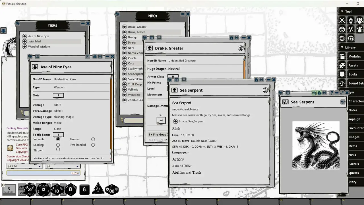Fantasy Grounds - Cursed Scroll Zine, Vol. 3: Midnight Sun Screenshot 2