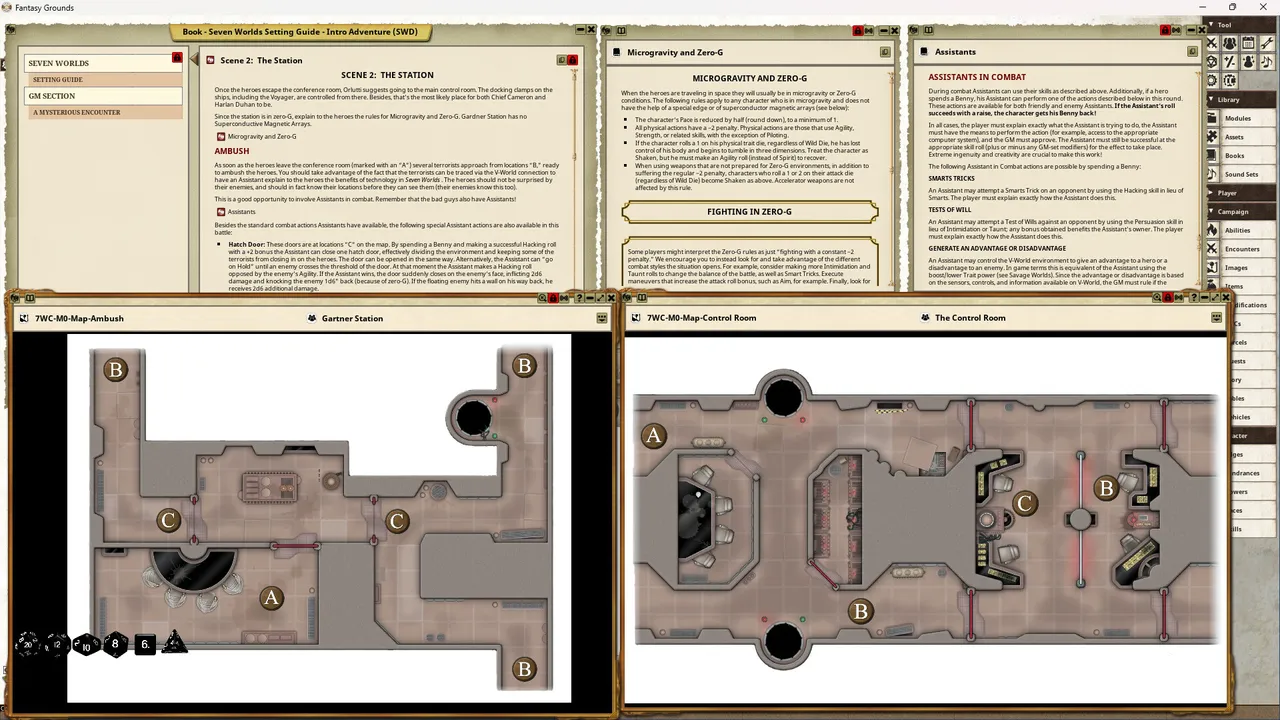 Fantasy Grounds - Seven Worlds Setting Guide Screenshot 1
