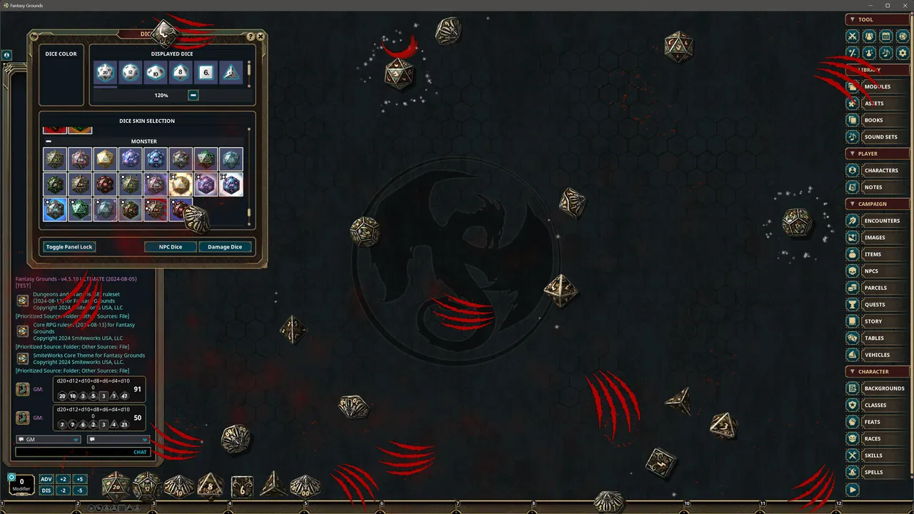 Fantasy Grounds - Monsters NPC Dice Pack Volume 1 Screenshot 1