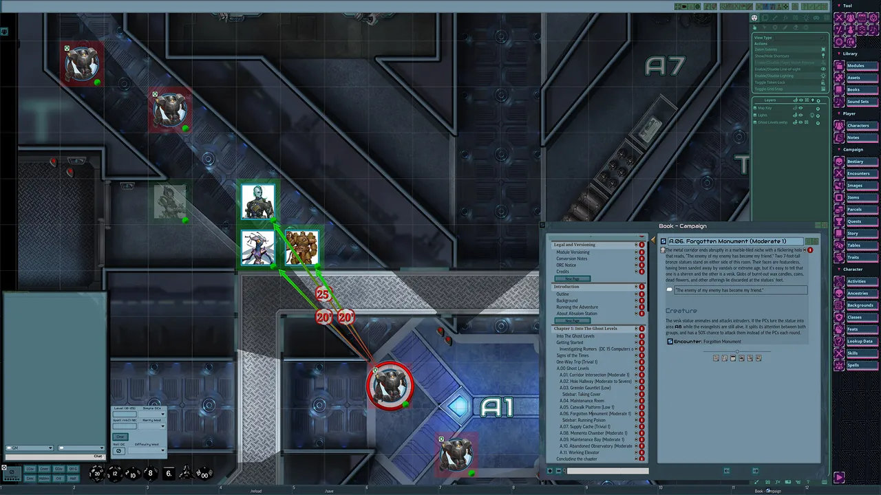 Fantasy Grounds - Starfinder 2 RPG - Starfinder Second Edition Playtest Adventure: A Cosmic Birthday Screenshot 8