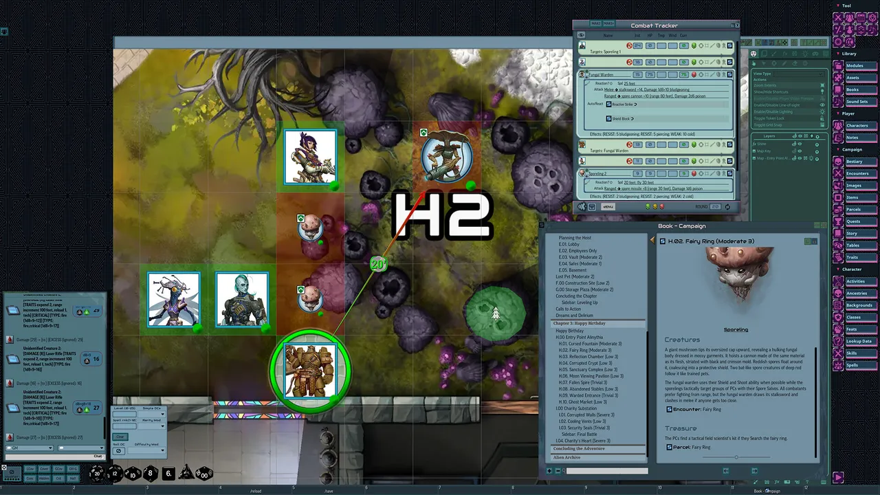 Fantasy Grounds - Starfinder 2 RPG - Starfinder Second Edition Playtest Adventure: A Cosmic Birthday Screenshot 11