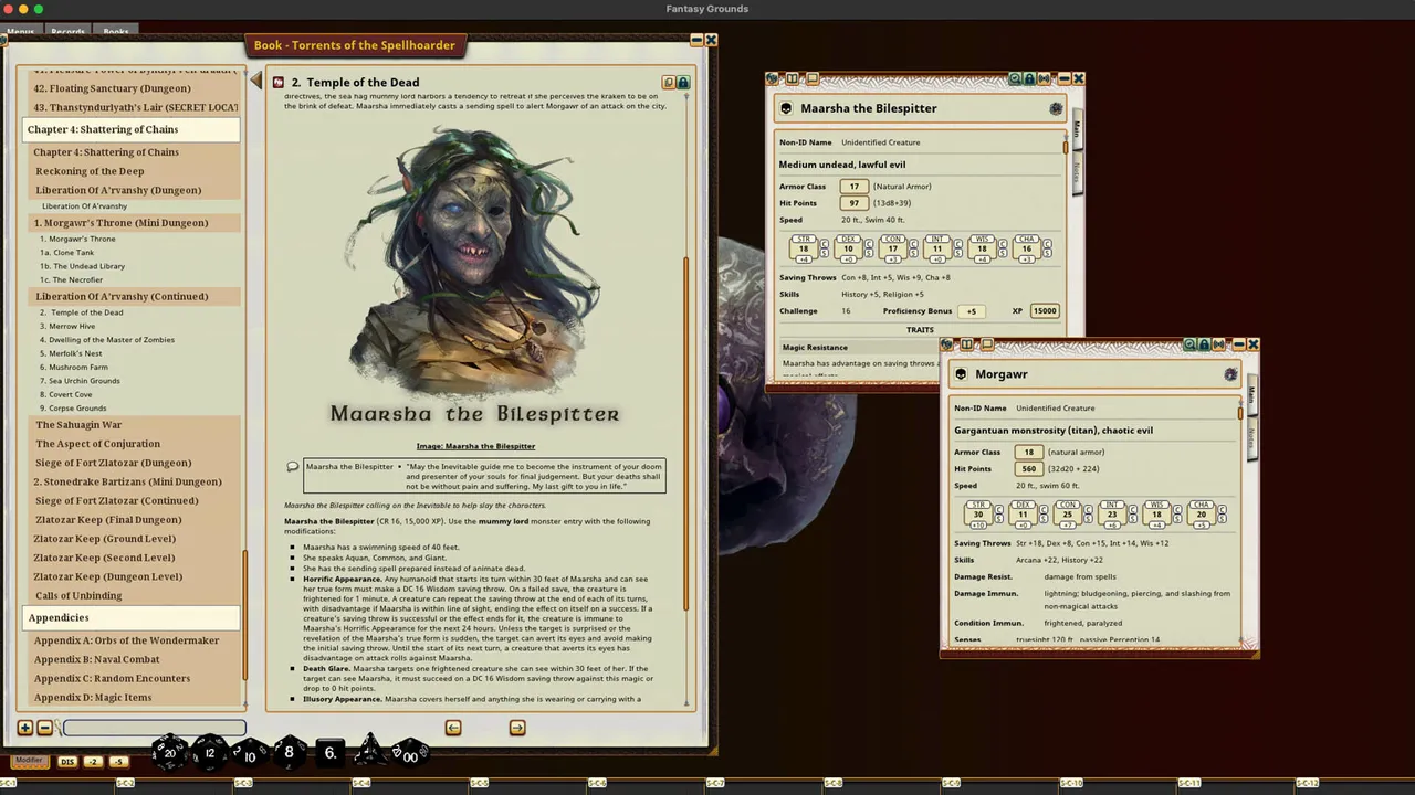 Fantasy Grounds - Torrents of the Spellhoarder Screenshot 0