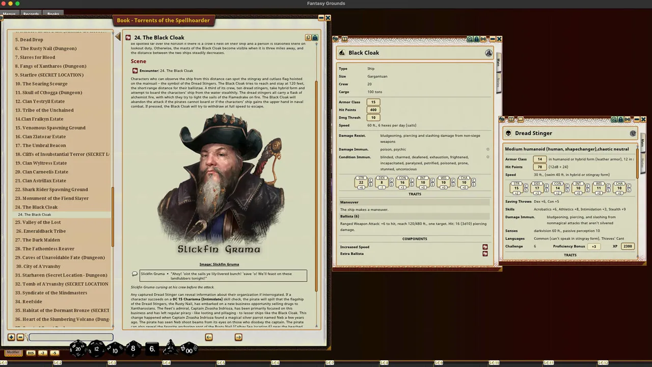 Fantasy Grounds - Torrents of the Spellhoarder Screenshot 2