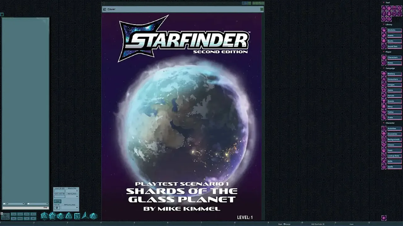 Fantasy Grounds - Starfinder 2 RPG - Starfinder Playtest Society Scenario #1: Shards of the Glass Planet Screenshot 4