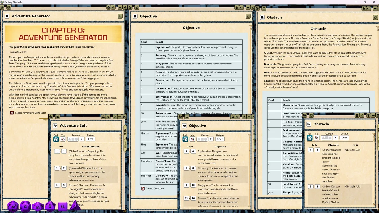 Fantasy Grounds - Fear Agent Screenshot 1
