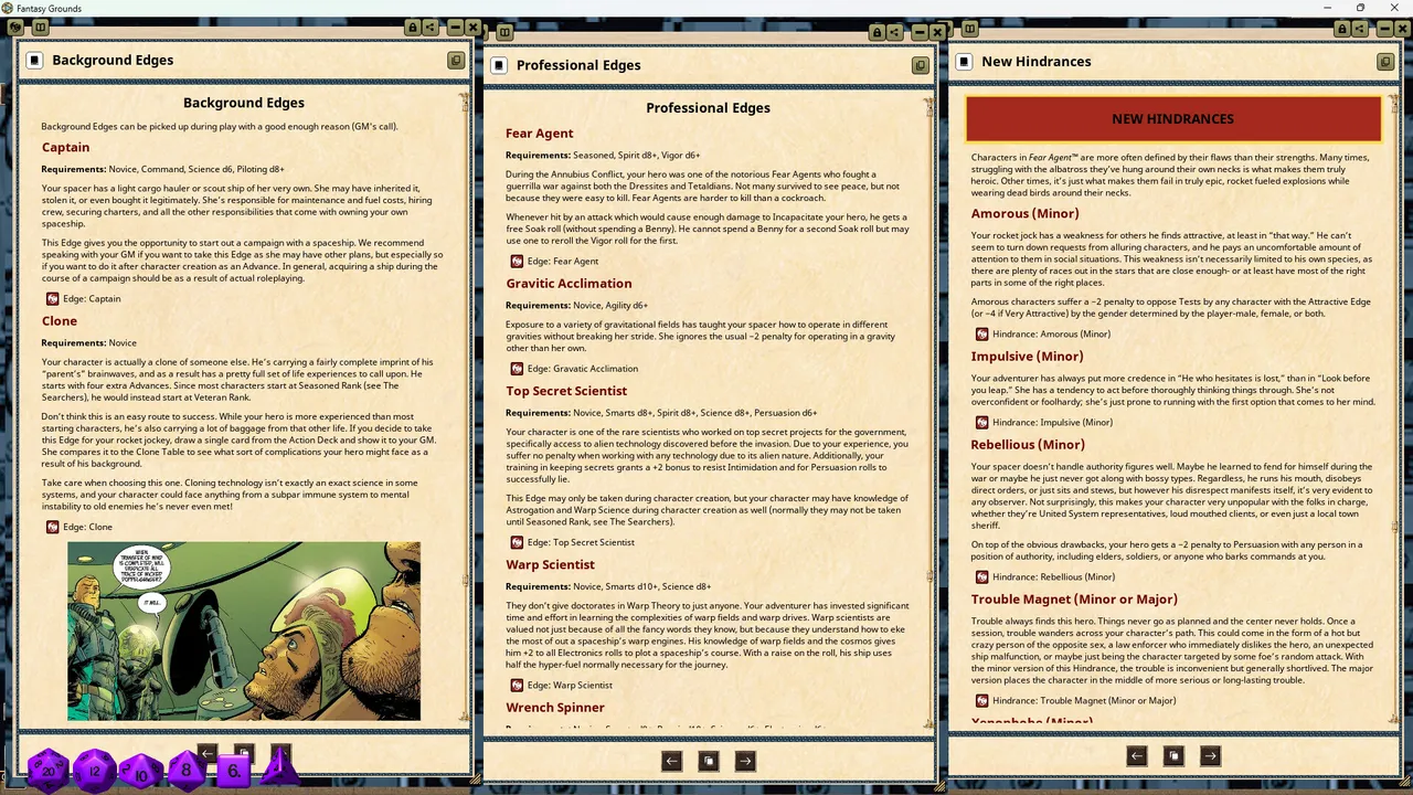Fantasy Grounds - Fear Agent Screenshot 5