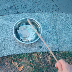 Impoverished and destitute icon