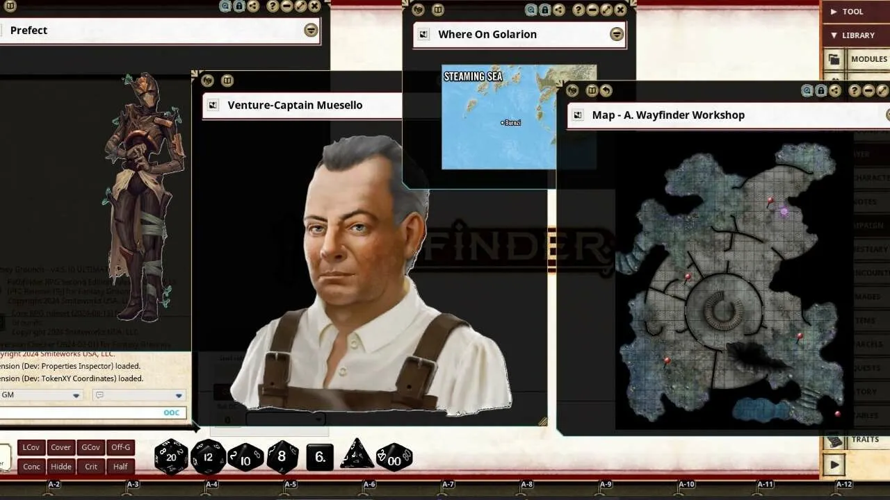 Fantasy Grounds - Pathfinder RPG 2 - Pathfinder Society Quest #9: Wayfinder Origins Screenshot 0