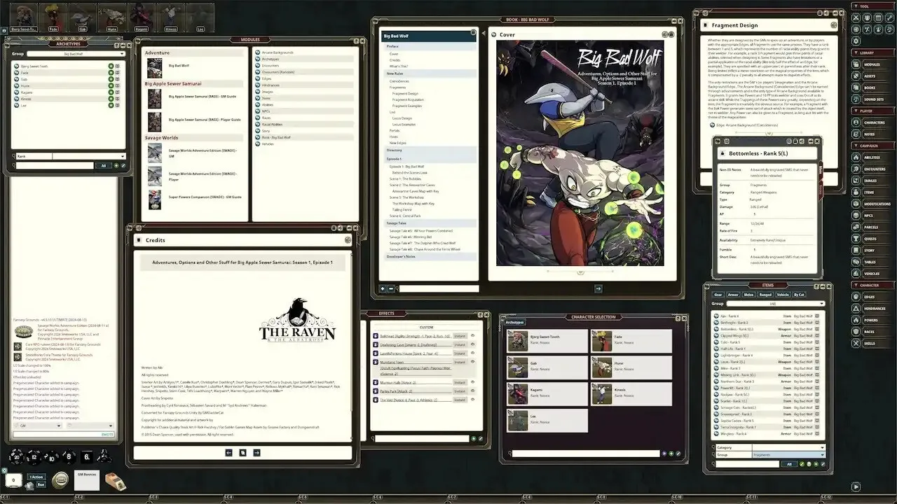 Fantasy Grounds - Big Bad Wolf Screenshot 2