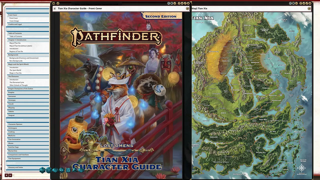 Fantasy Grounds - Pathfinder 2 RPG - Lost Omens: Tian Xia Character Guide Screenshot 2