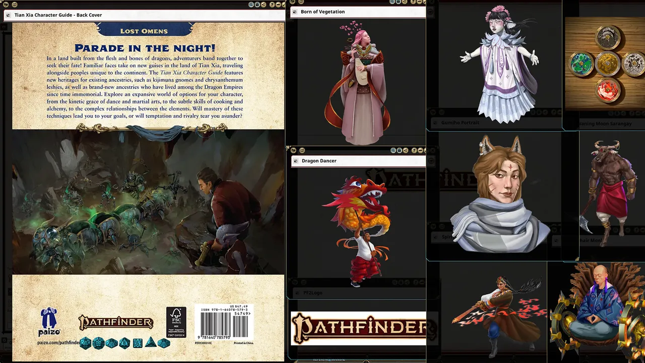 Fantasy Grounds - Pathfinder 2 RPG - Lost Omens: Tian Xia Character Guide Screenshot 4
