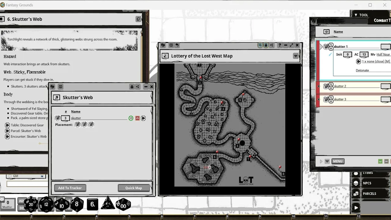 Fantasy Grounds - Unnatural Selection: The Untamed and the Underworld Screenshot 1