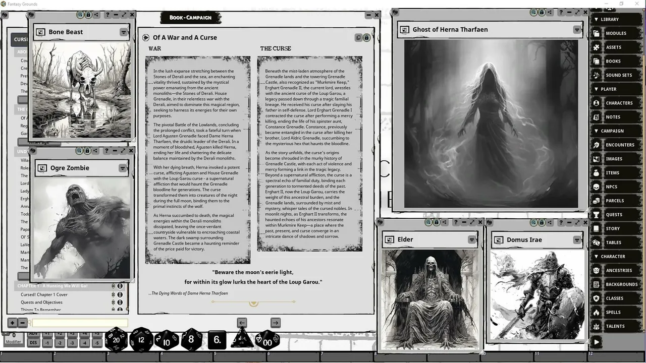 Fantasy Grounds - CURSED! Screenshot 5