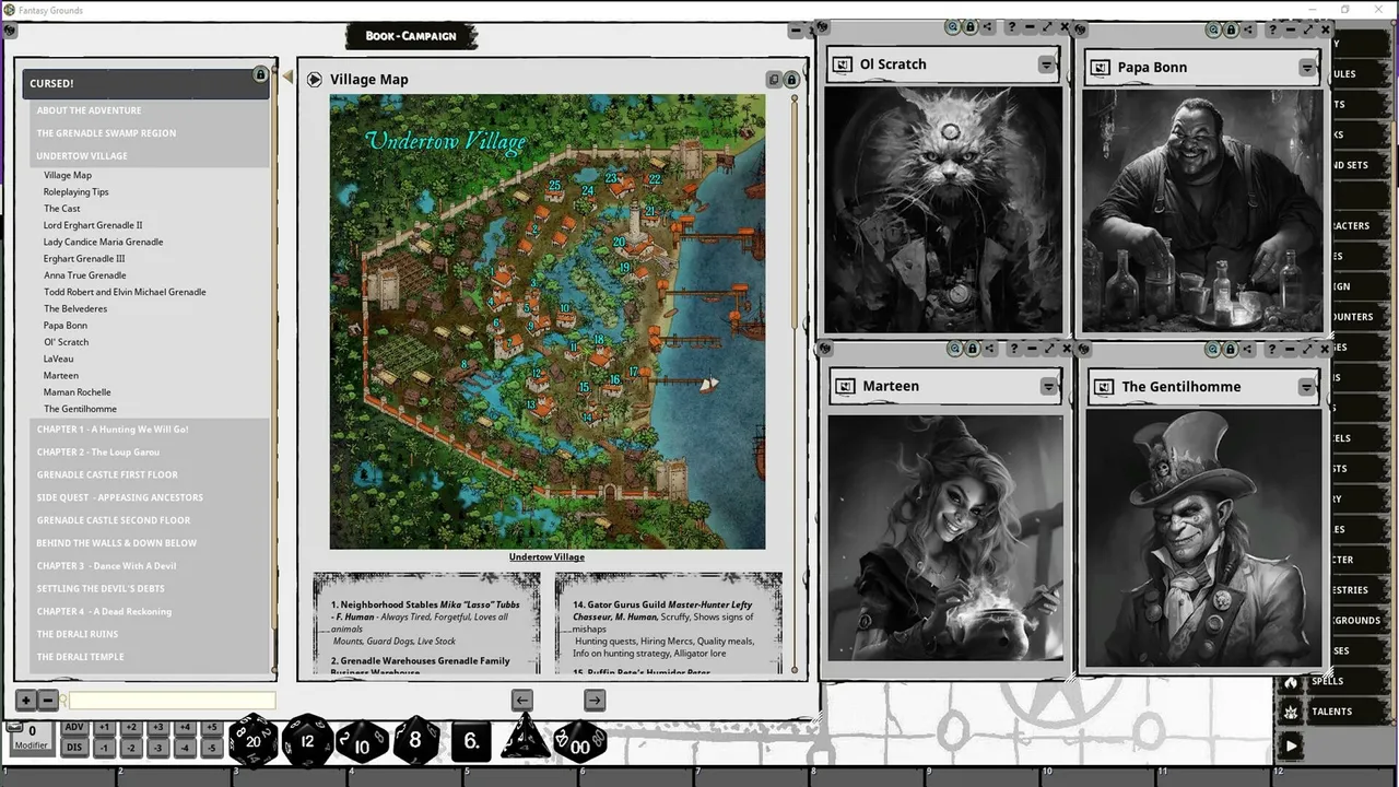 Fantasy Grounds - CURSED! Screenshot 6