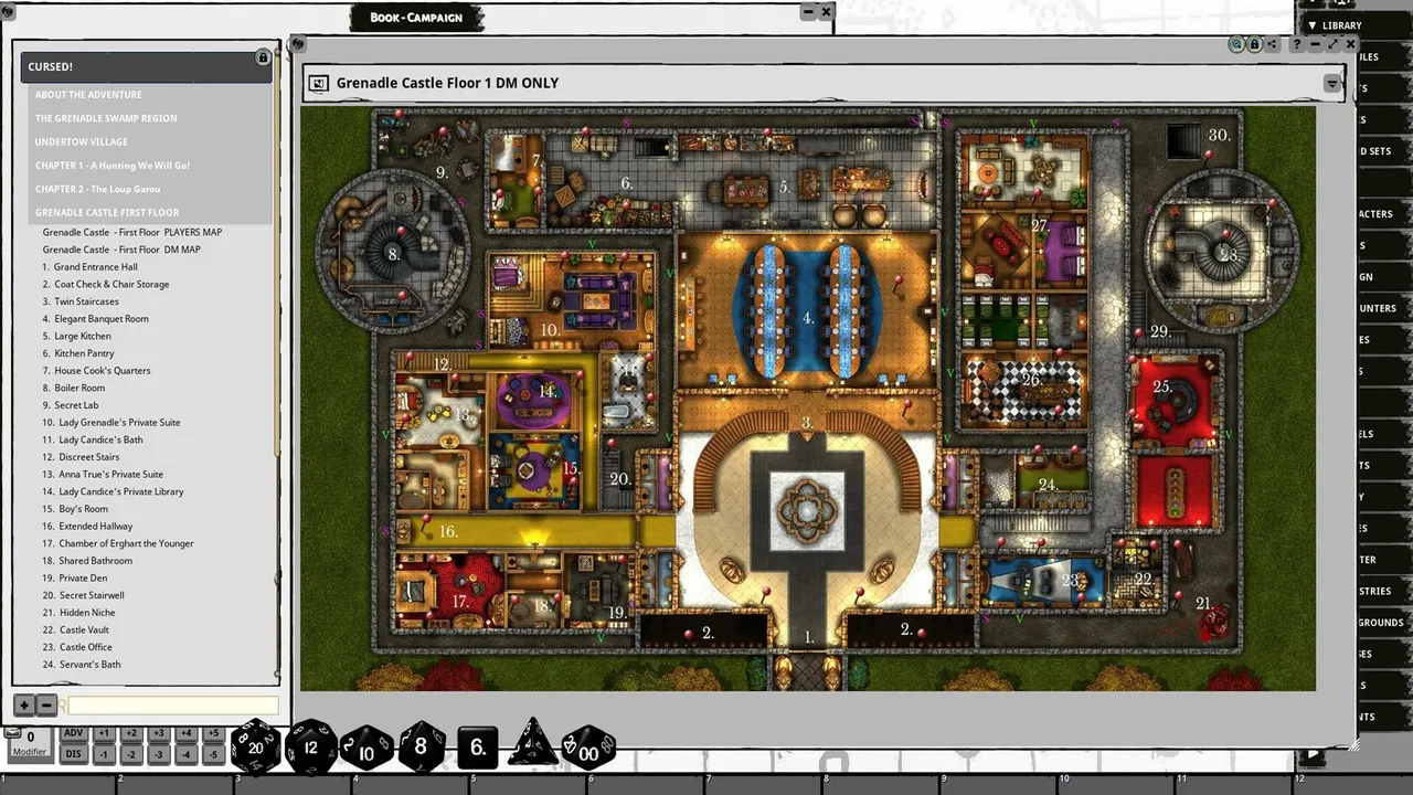 Fantasy Grounds - CURSED! Screenshot 1