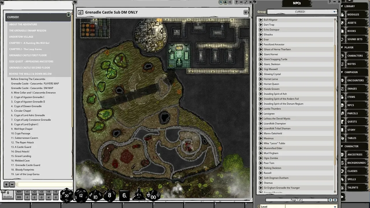 Fantasy Grounds - CURSED! Screenshot 7
