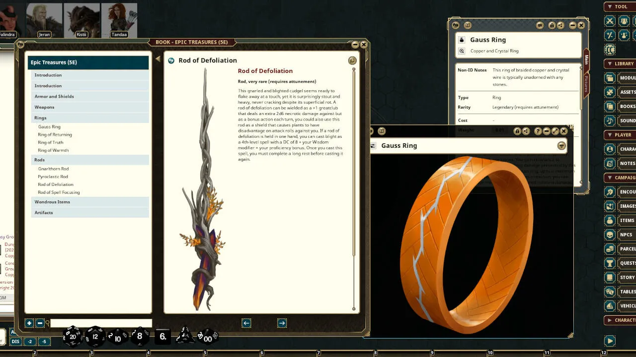 Fantasy Grounds - Epic Treasures (5E) Screenshot 1