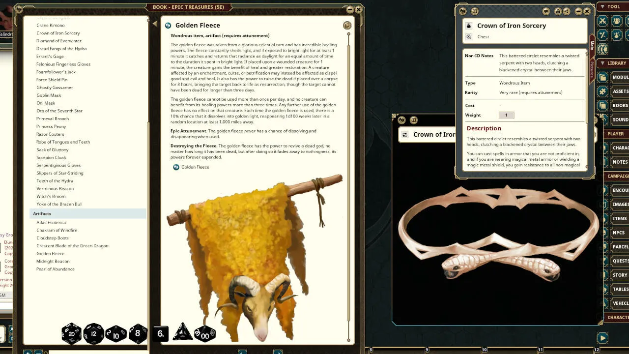 Fantasy Grounds - Epic Treasures (5E) Screenshot 2