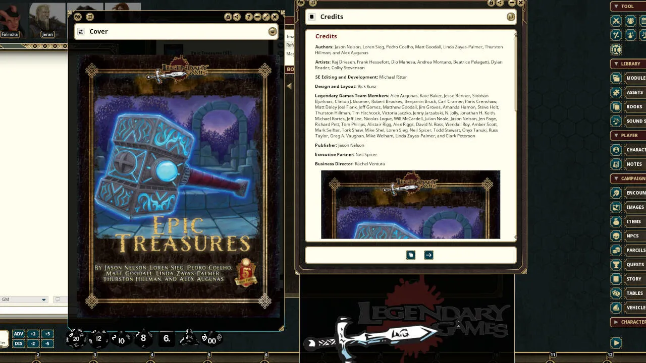 Fantasy Grounds - Epic Treasures (5E) Screenshot 3