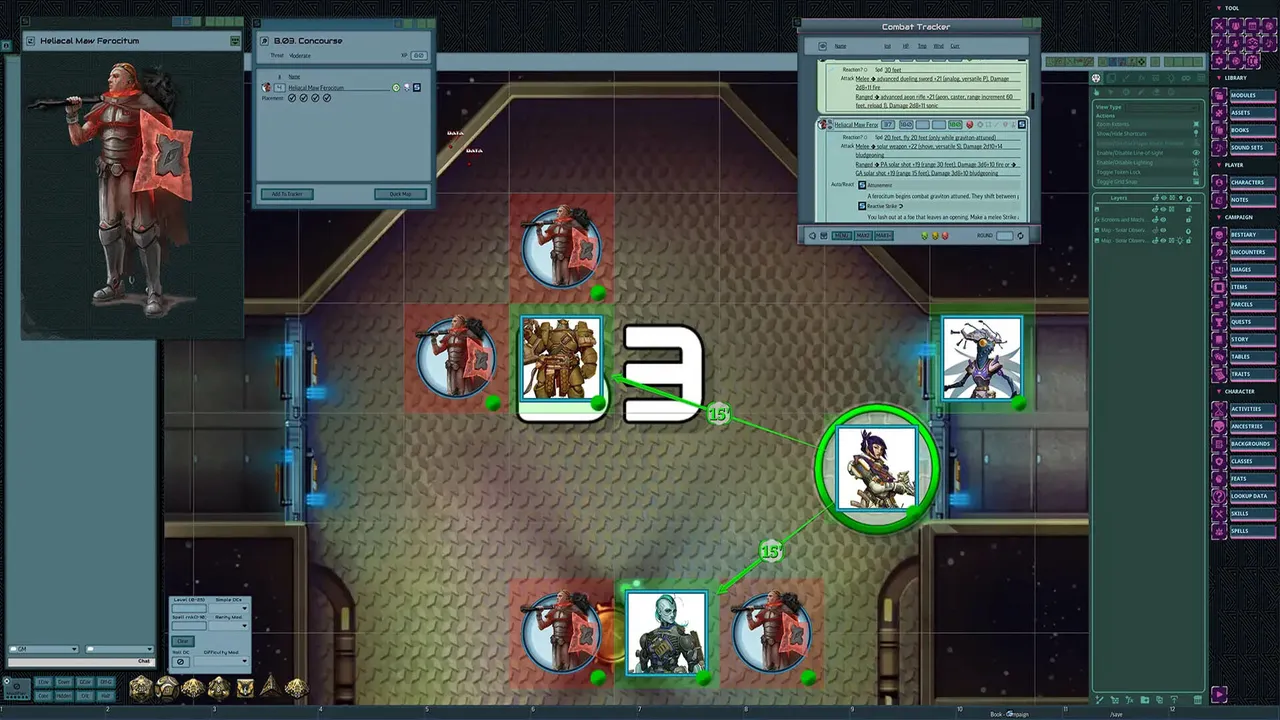 Fantasy Grounds - Starfinder 2 RPG - Starfinder Second Edition Playtest Adventure: Empires Devoured Screenshot 3