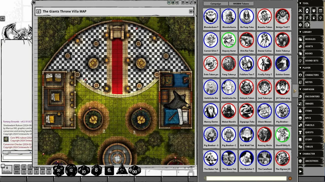 Fantasy Grounds - Who Killed BB Wolf? Screenshot 5