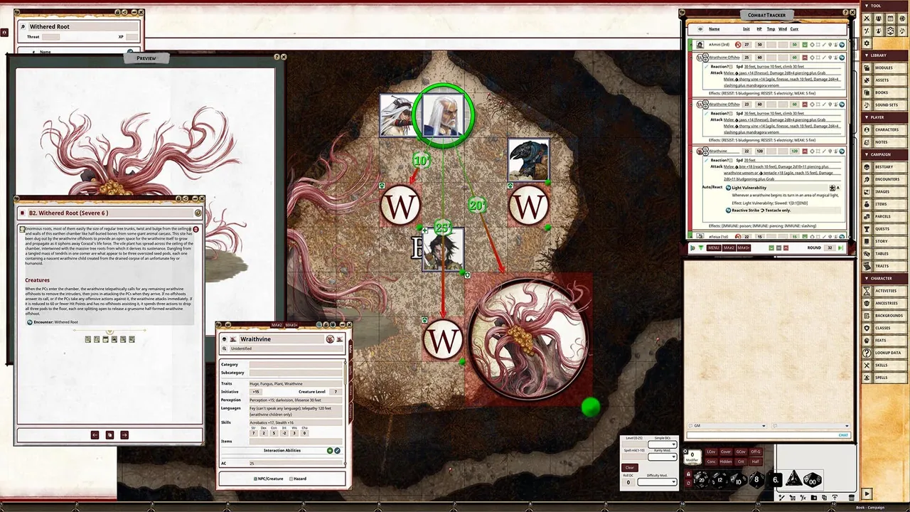 Fantasy Grounds - Pathfinder 2 RPG - Pathfinder Adventure Path #201: Pactbreaker (Wardens of Wildwood 1 of 3) Screenshot 3
