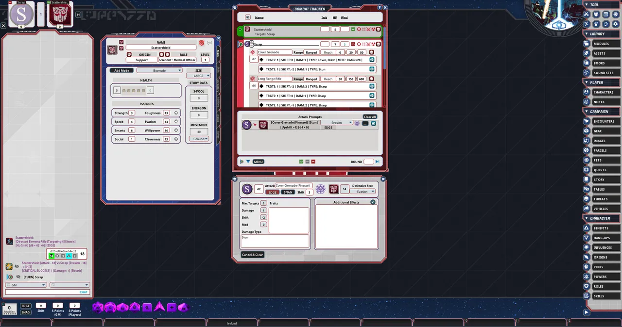 Fantasy Grounds - Transformers Roleplaying Game Winner's Cup Screenshot 0