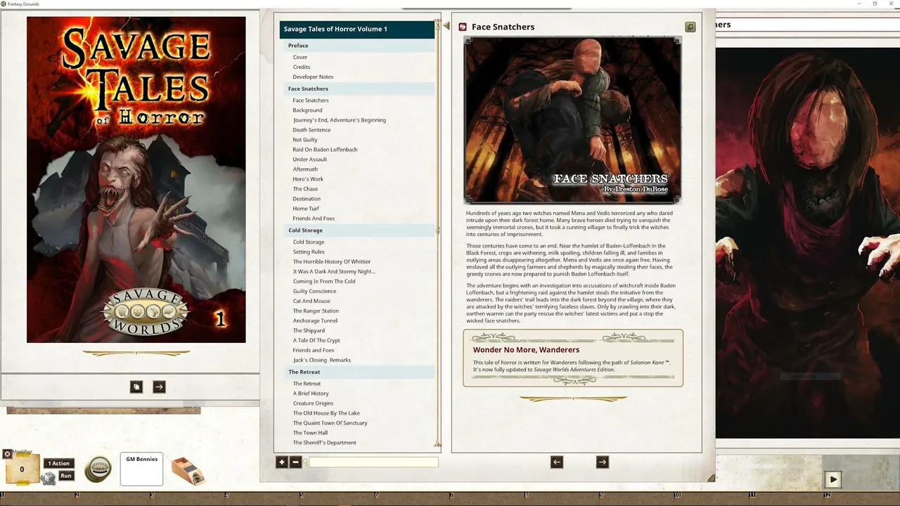Fantasy Grounds - Savage Tales of Horror: Volume 1 Screenshot 1