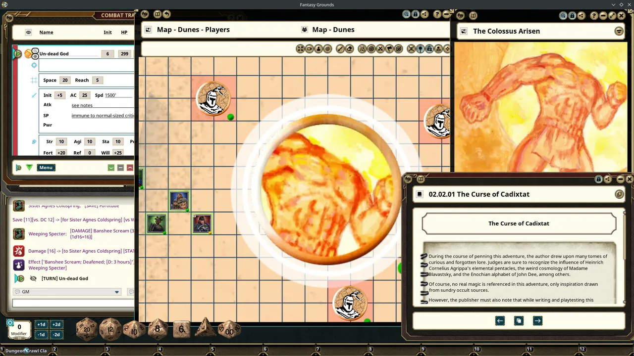 Fantasy Grounds - Dungeon Crawl Classics #76: Colossus, Arise! Screenshot 3