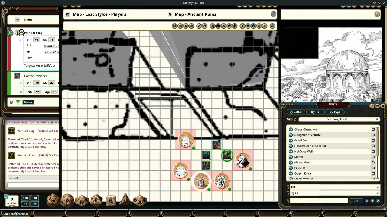Fantasy Grounds - Dungeon Crawl Classics #76: Colossus, Arise! Screenshot 2