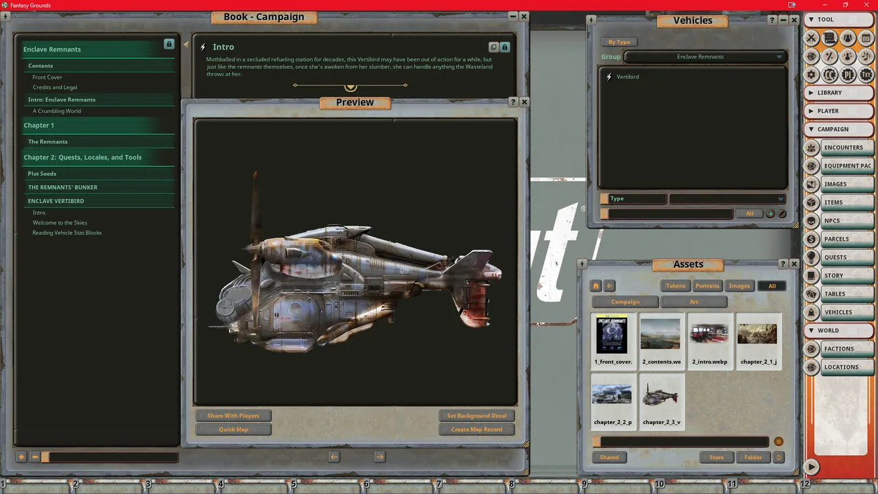 Fantasy Grounds - Fallout RPG - NPC Pack 2 - Enclave Remnants Screenshot 6