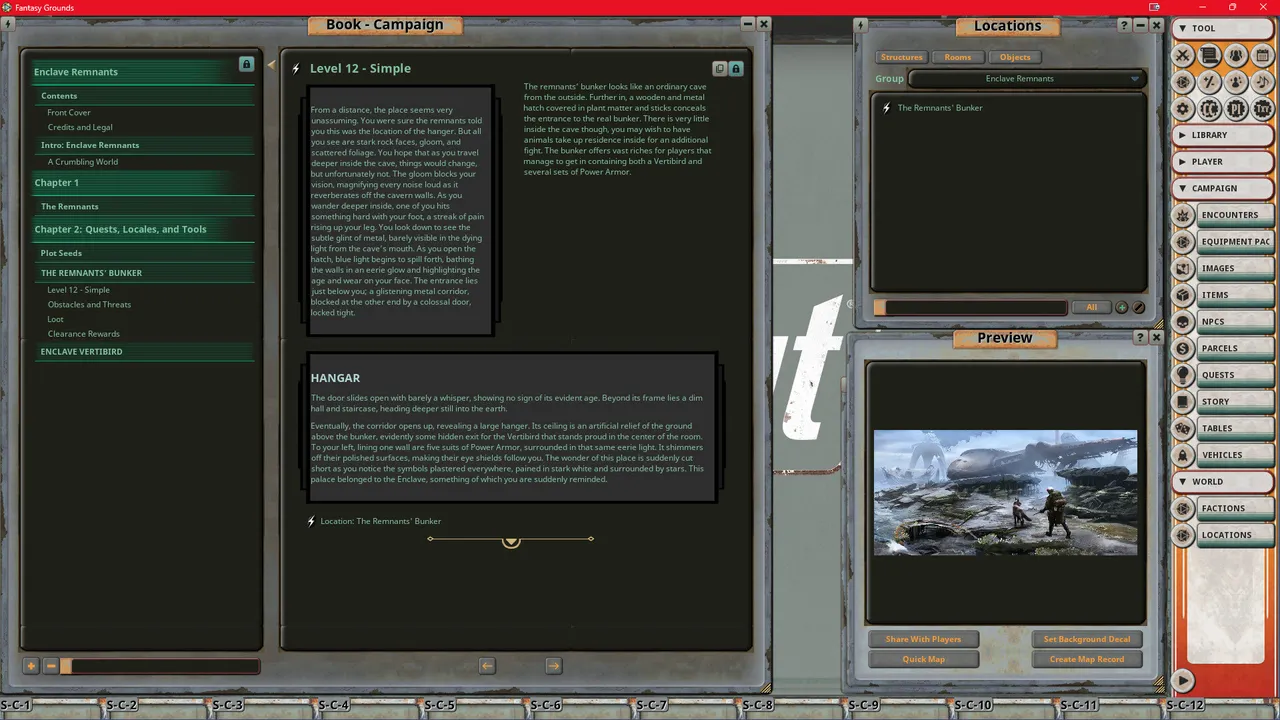 Fantasy Grounds - Fallout RPG - NPC Pack 2 - Enclave Remnants Screenshot 4