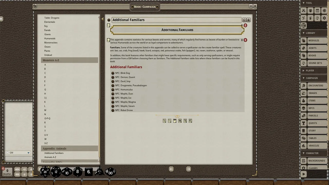 Fantasy Grounds - Tales of the Valiant Monster Vault Screenshot 0