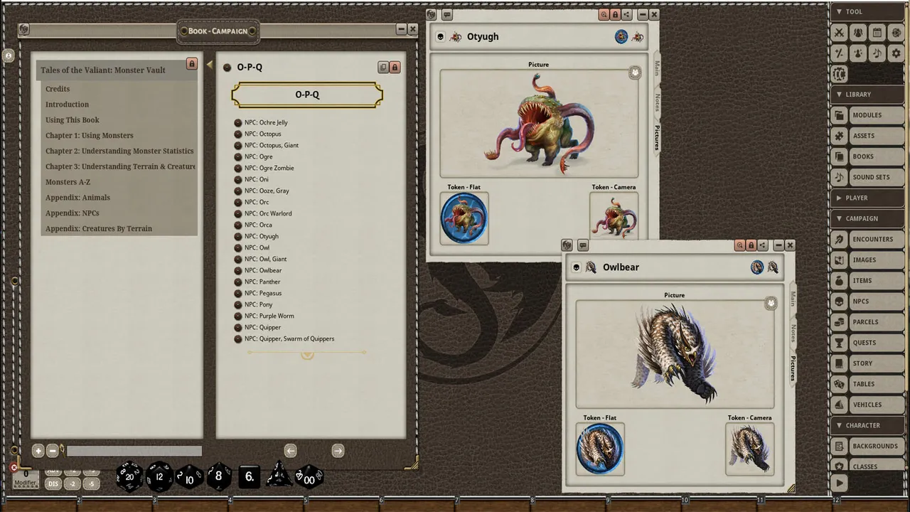 Fantasy Grounds - Tales of the Valiant Monster Vault Screenshot 4