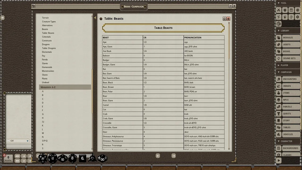 Fantasy Grounds - Tales of the Valiant Monster Vault Screenshot 2