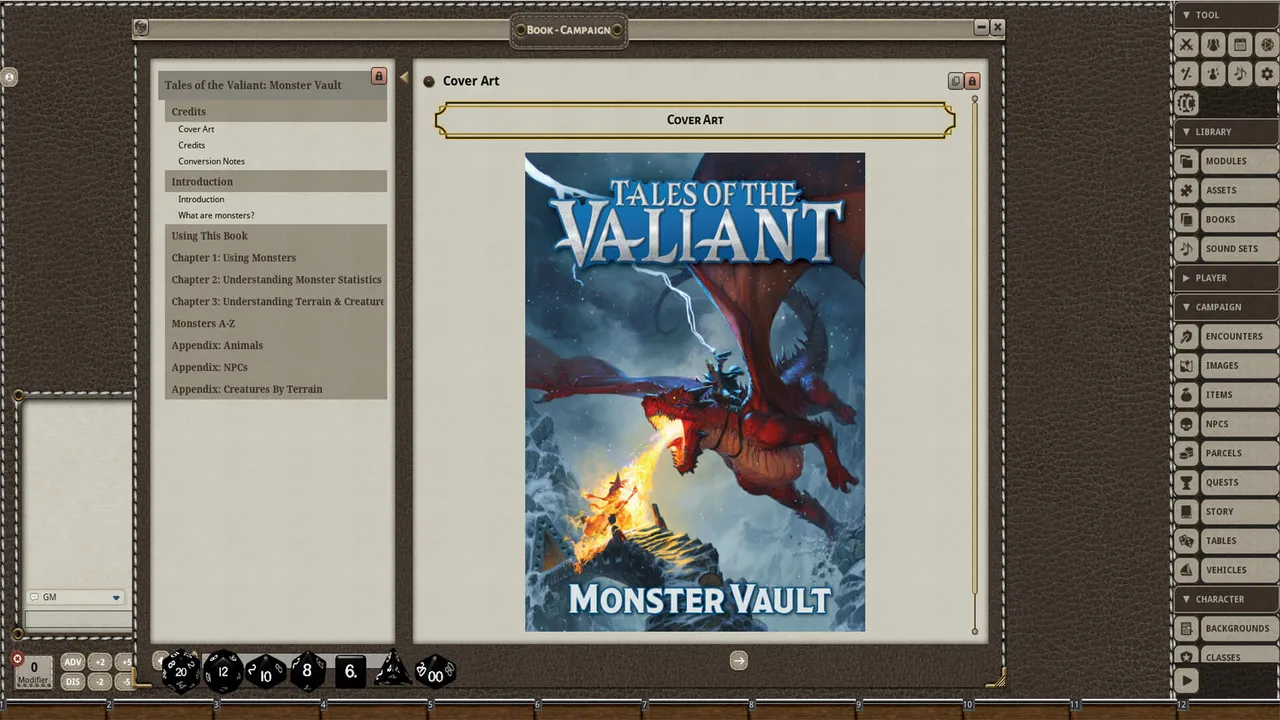 Fantasy Grounds - Tales of the Valiant Monster Vault Screenshot 3