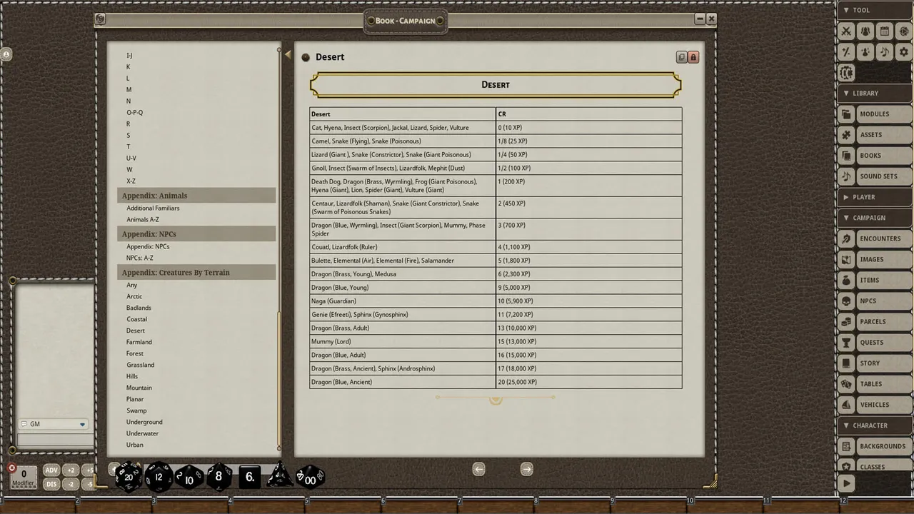Fantasy Grounds - Tales of the Valiant Monster Vault Screenshot 1