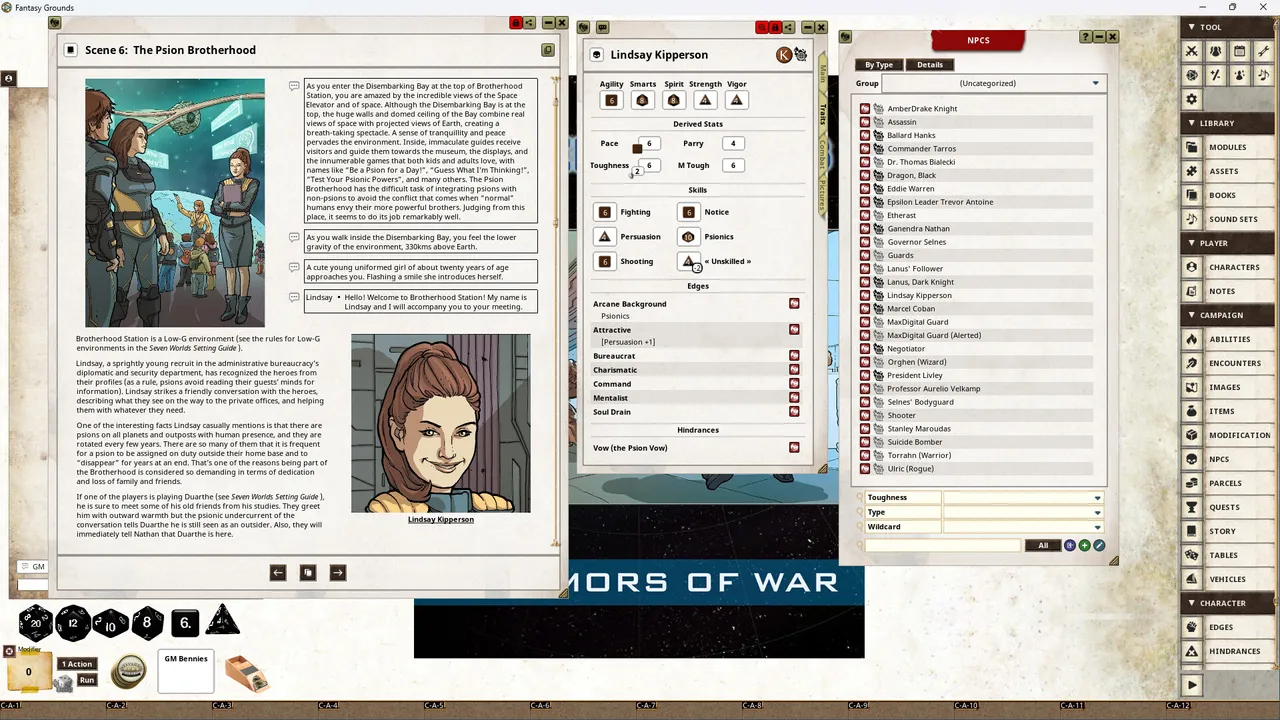 Fantasy Grounds - Seven Worlds Module 1: Rumors of War Screenshot 2