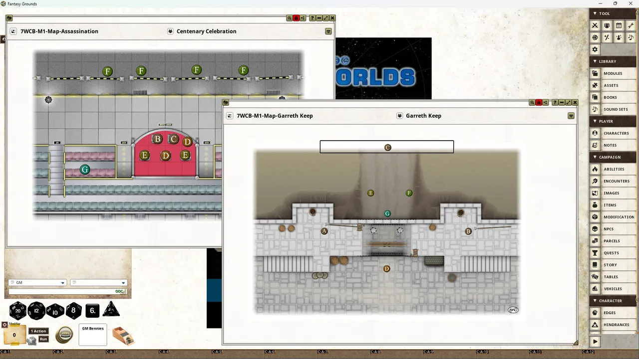 Fantasy Grounds - Seven Worlds Module 1: Rumors of War Screenshot 3