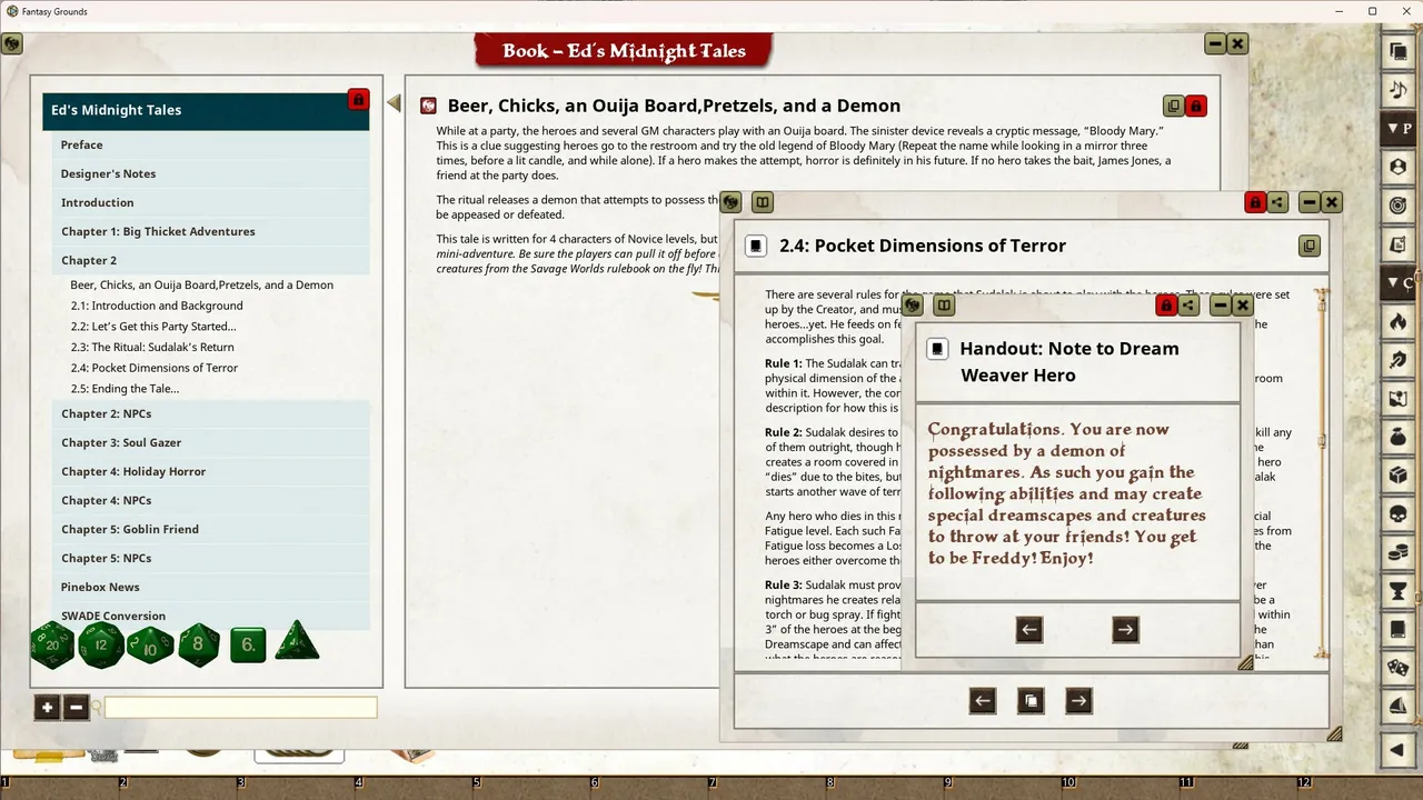Fantasy Grounds - Ed's Midnight Tales Screenshot 2
