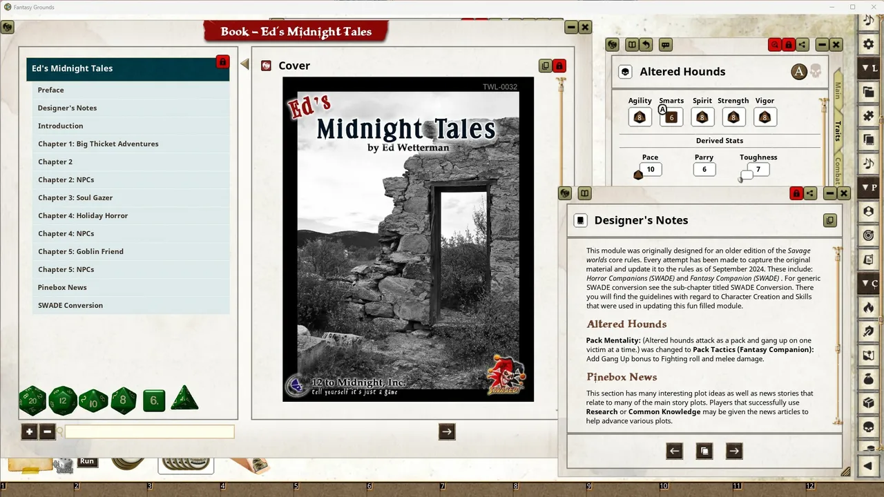 Fantasy Grounds - Ed's Midnight Tales Screenshot 6
