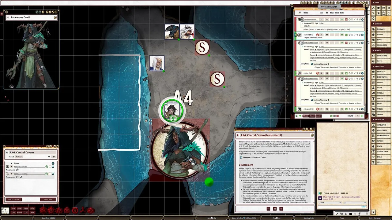 Fantasy Grounds - Pathfinder 2 RPG - Pathfinder Adventure Path #203: Shepherd of Decay (Wardens of Wildwood 3 of 3) Screenshot 4