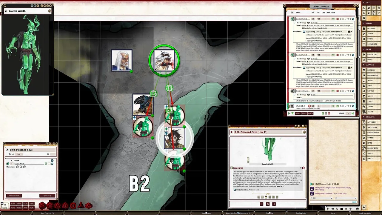 Fantasy Grounds - Pathfinder 2 RPG - Pathfinder Adventure Path #203: Shepherd of Decay (Wardens of Wildwood 3 of 3) Screenshot 3